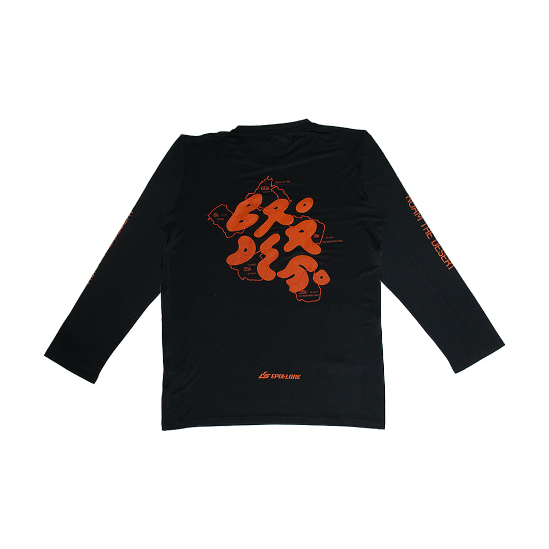 BRODER_50 x Epixlore | Long Sleeve Running Jersey - AURAQ