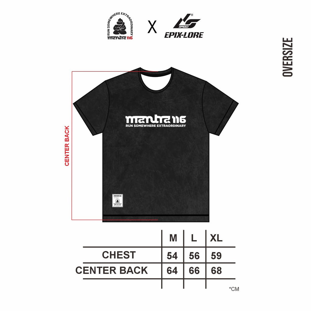 Mantra116 x Epixlore | Watu Petak - Oversize T-shirt