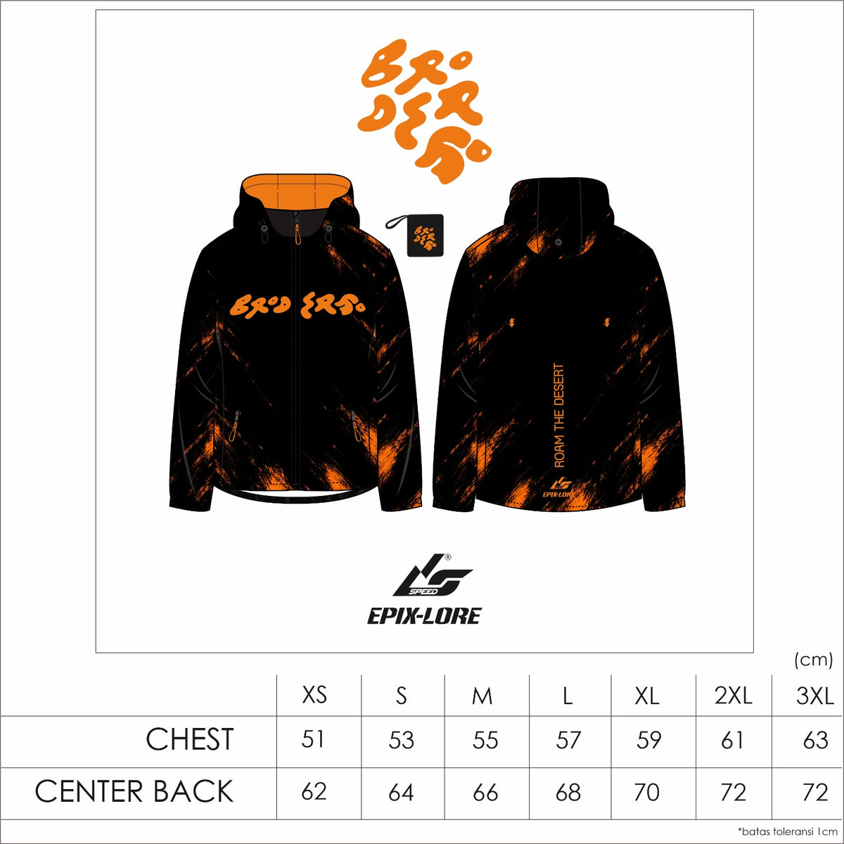 BRODER_50 x Epixlore | Ultra Lightweight Windbreaker - SATORI