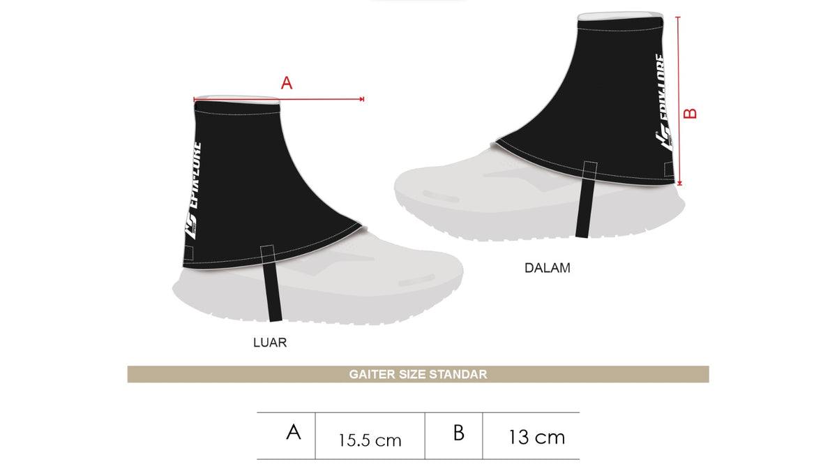 Epixlore Running Gaiters - ATAKAMA