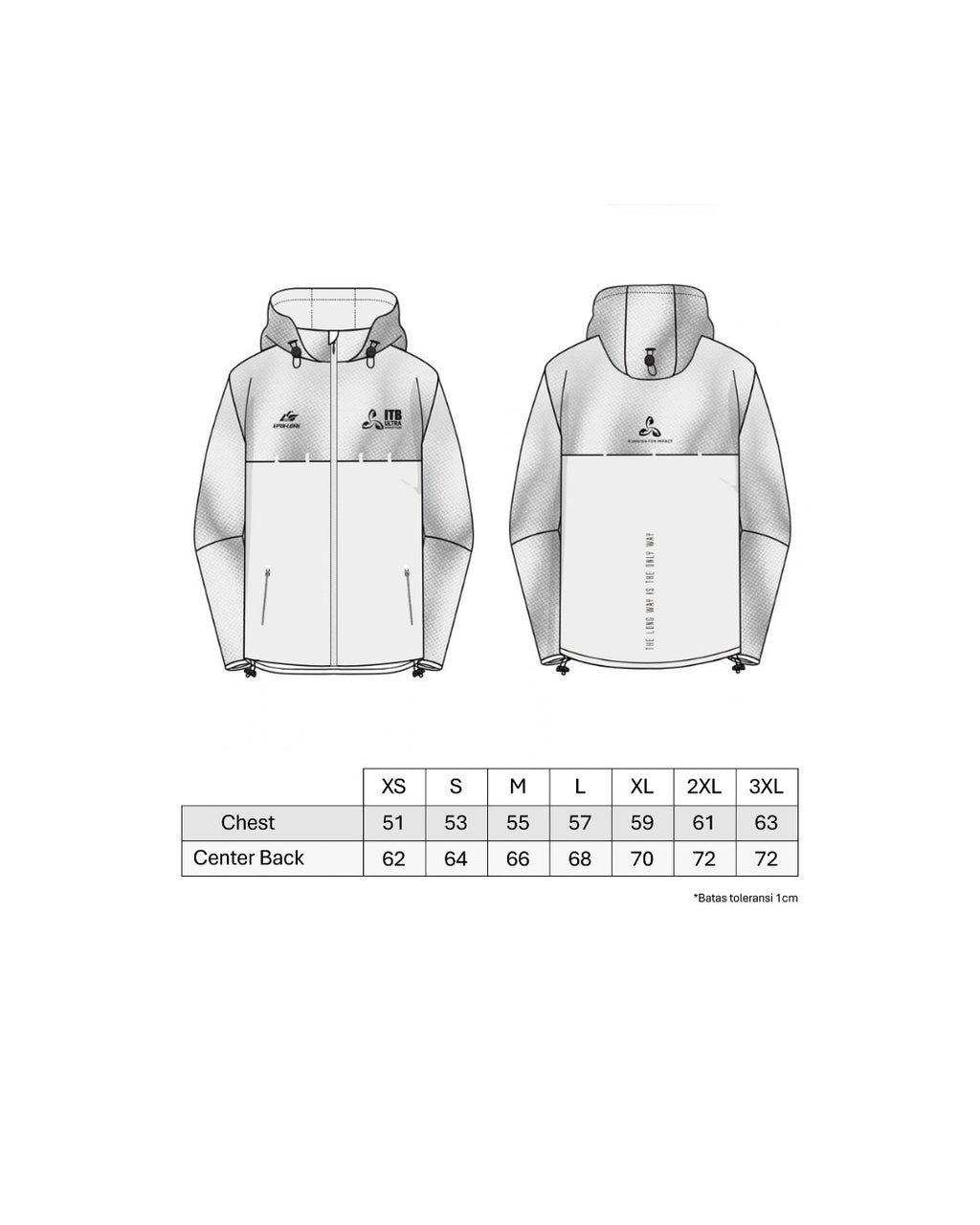 ITB Ultra Marathon x Epixlore | Ultra Lightweight Windbreaker - SKYLINE