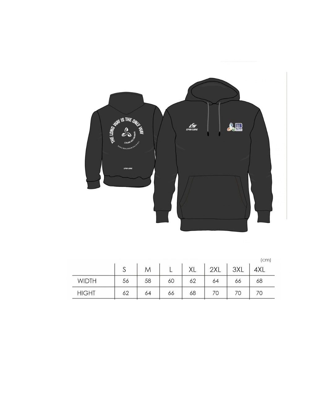 ITB Ultra Marathon x Epixlore | Casual Hoodie - WAYFARER