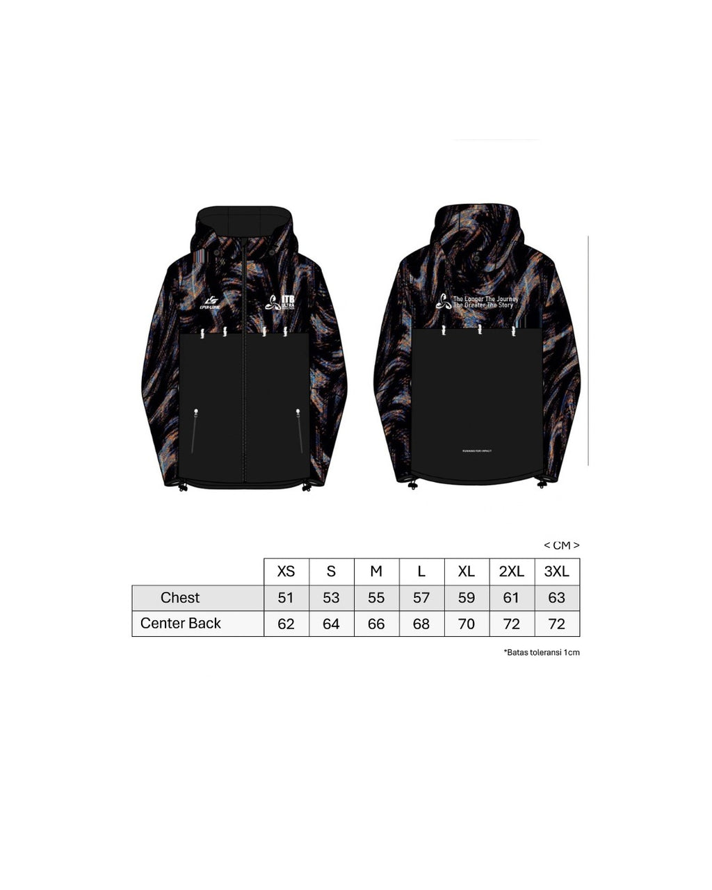 ITB Ultra Marathon x Epixlore | Ultra Lightweight Windbreaker - NIGHTFALL