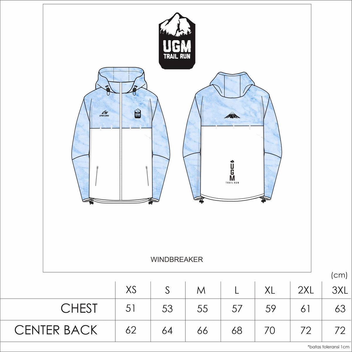 UGM Trailrun x Epixlore | Ultra Lightweight Windbreaker - Mega