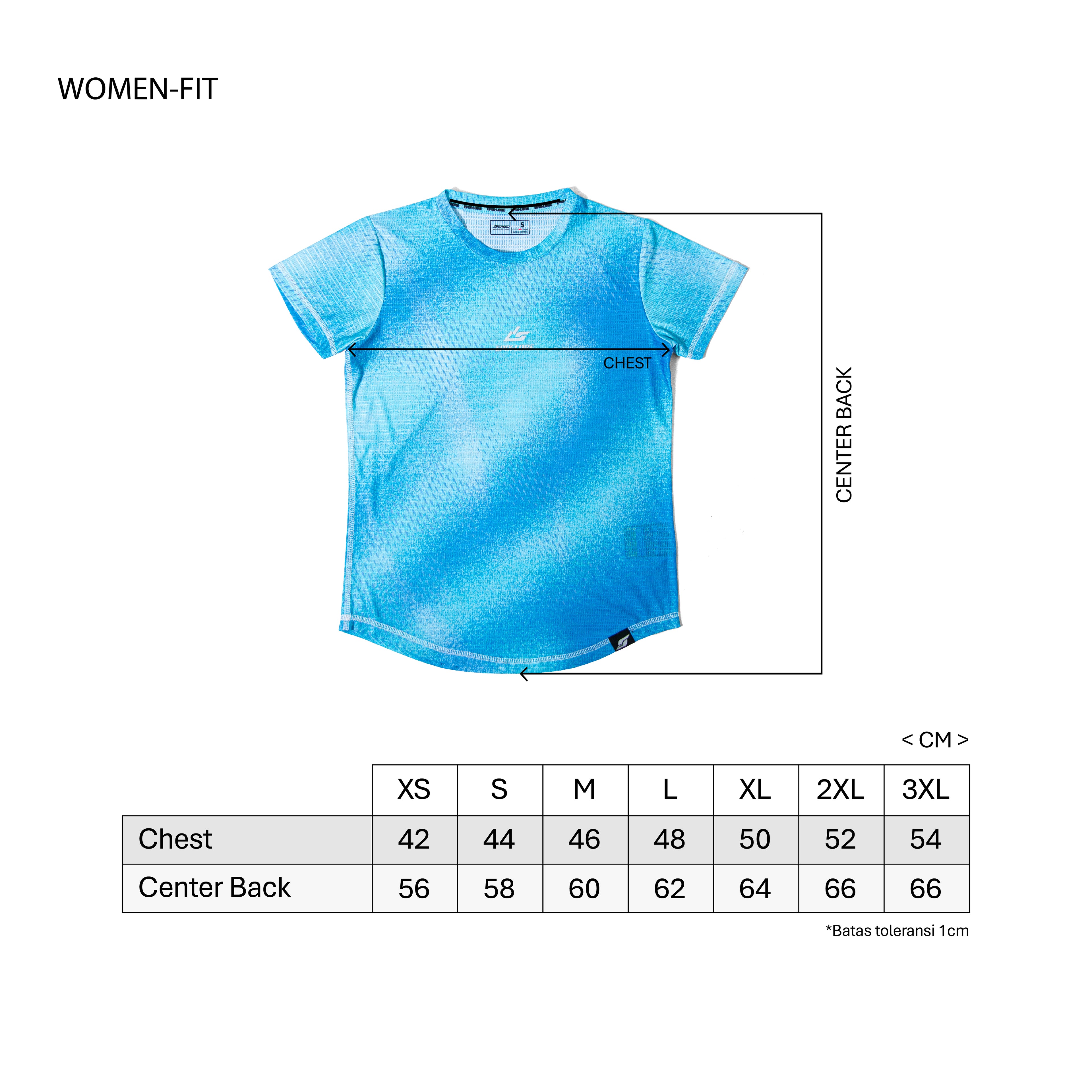 Epixlore Aquora - Women Running Jersey - Aquaterra Series