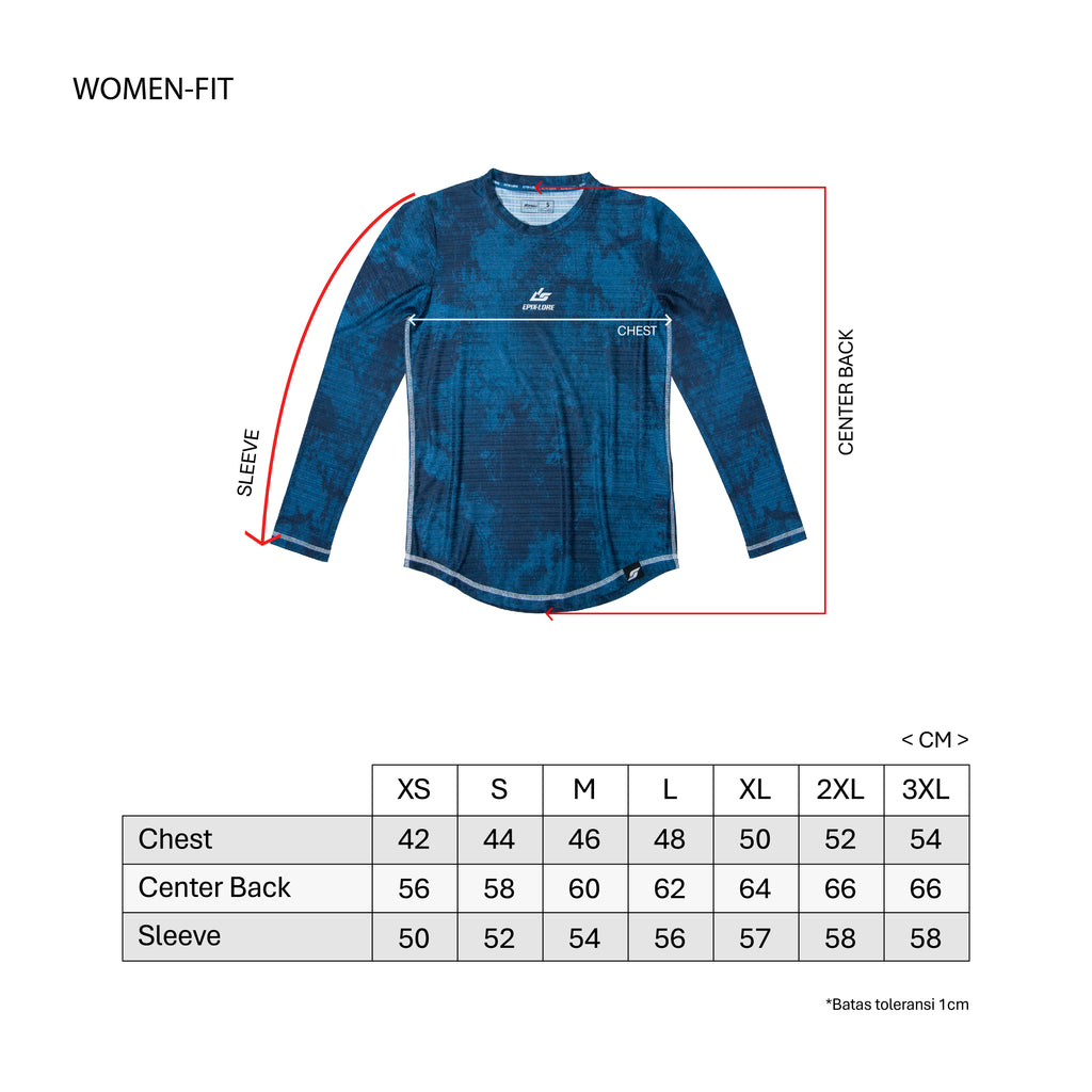 Epixlore Merea - Women Running Jersey - Aquaterra Series