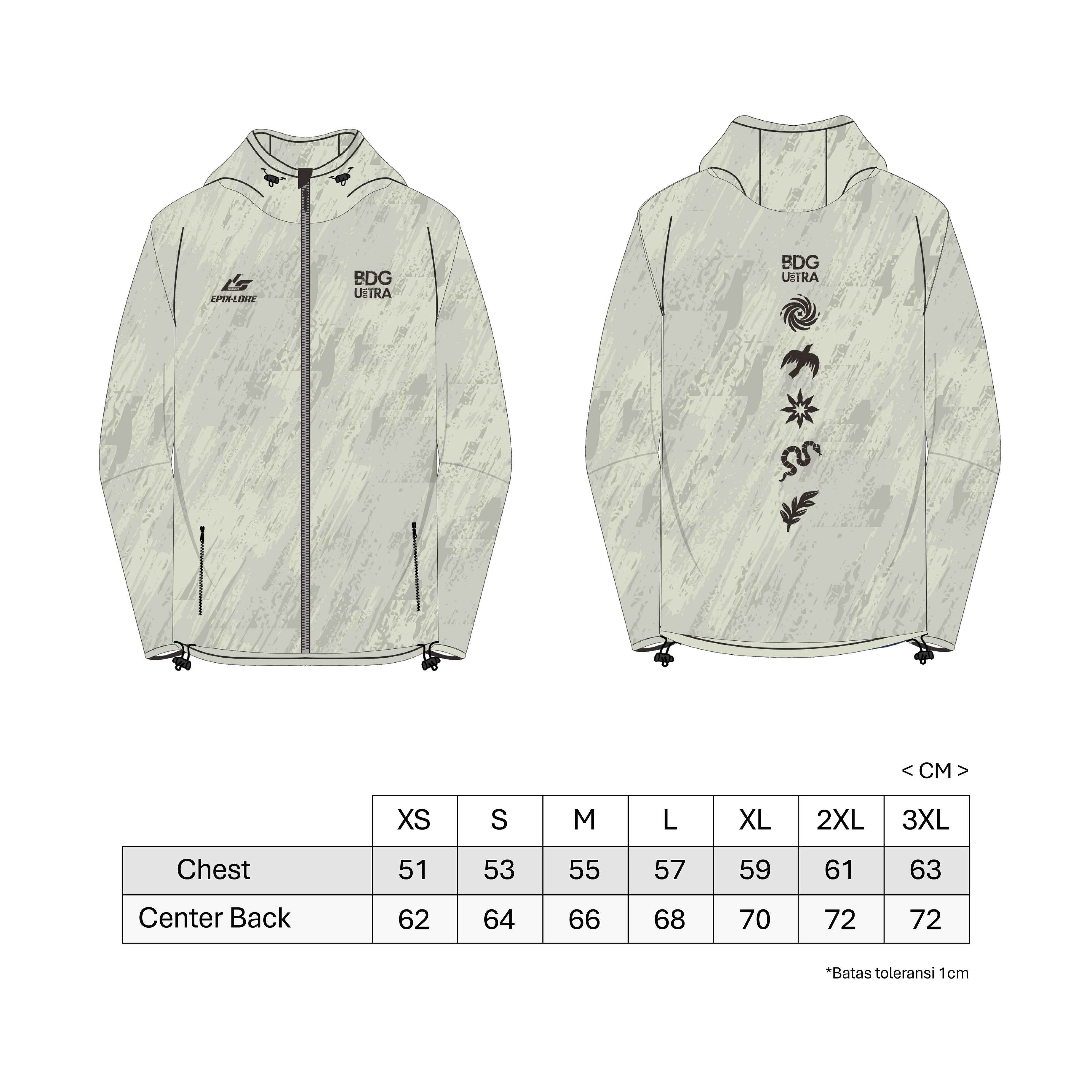Bdg100 x Epixlore | Ultralight Windbreaker - Halimpu